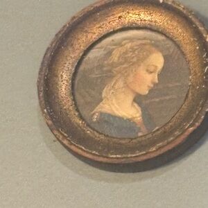 Vintage painting… pre 1900. Small size approximately the size of a large mug